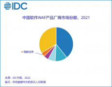 【重磅】2021增速超200%！瑞數(shù)信息居中國WAF軟件市場份額Top5